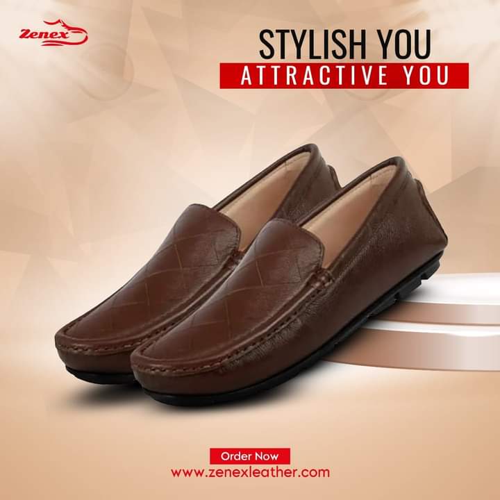 Zenex Pure Leather Loafer Shoes | ZSA-16C - Zenex Leather